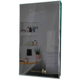 Specchio LED Verticale | Controllo tramite interruttore a muro | Luce bianca calda - Reyze Serie Motivated Modello 8